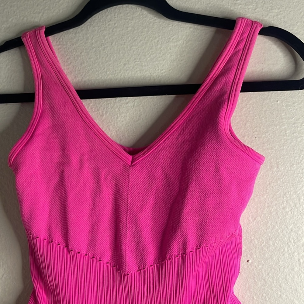 Pink active romper - Picture 3 of 5